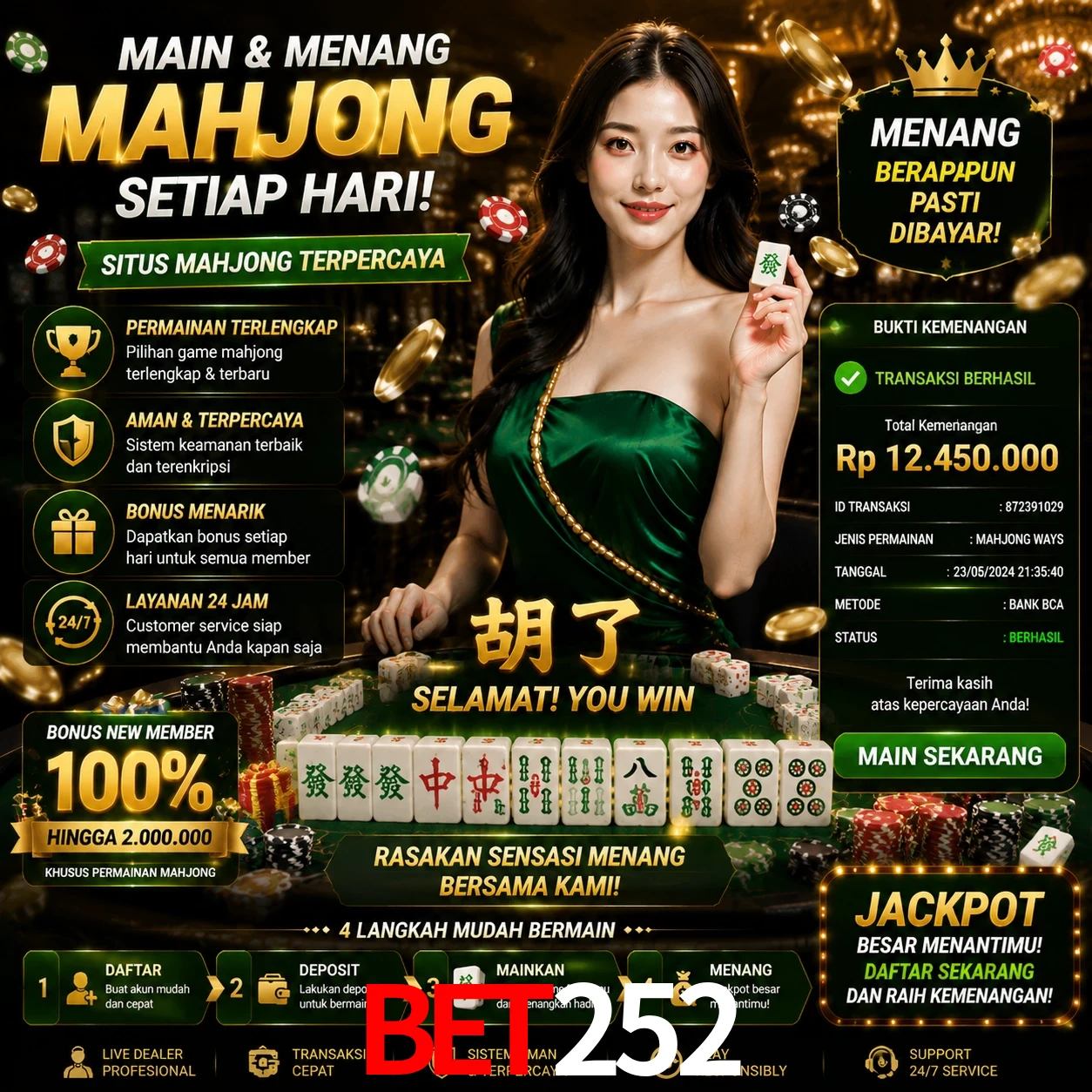 Ganhar e sacar na bet252